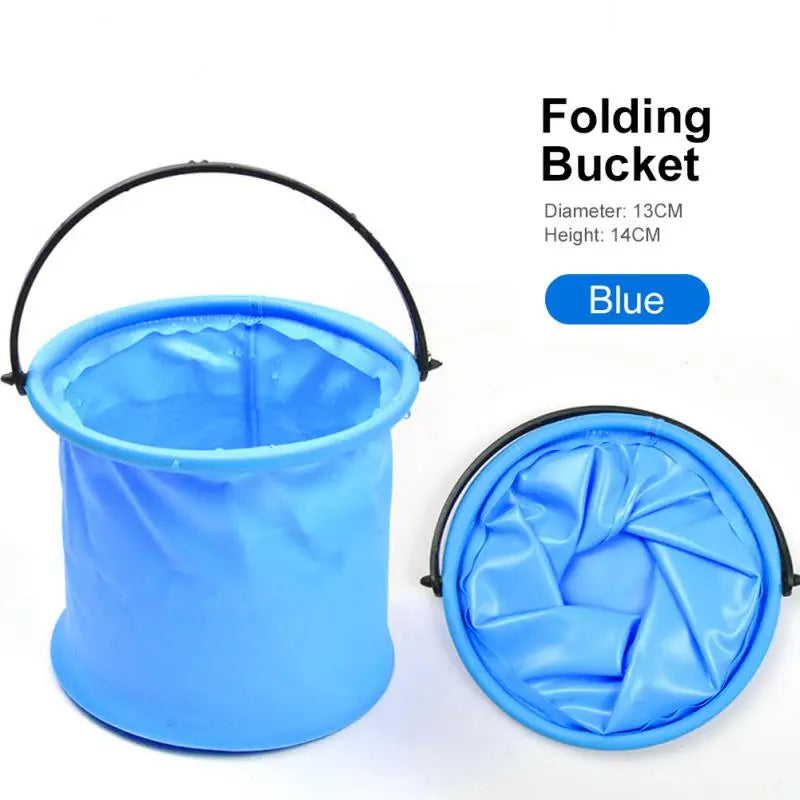 Retractable Bucket For Fishing Folding Collapsible Bucket Wash Outdoor Fishing Square Barrel Bathroom Kitchen Folding Bucket