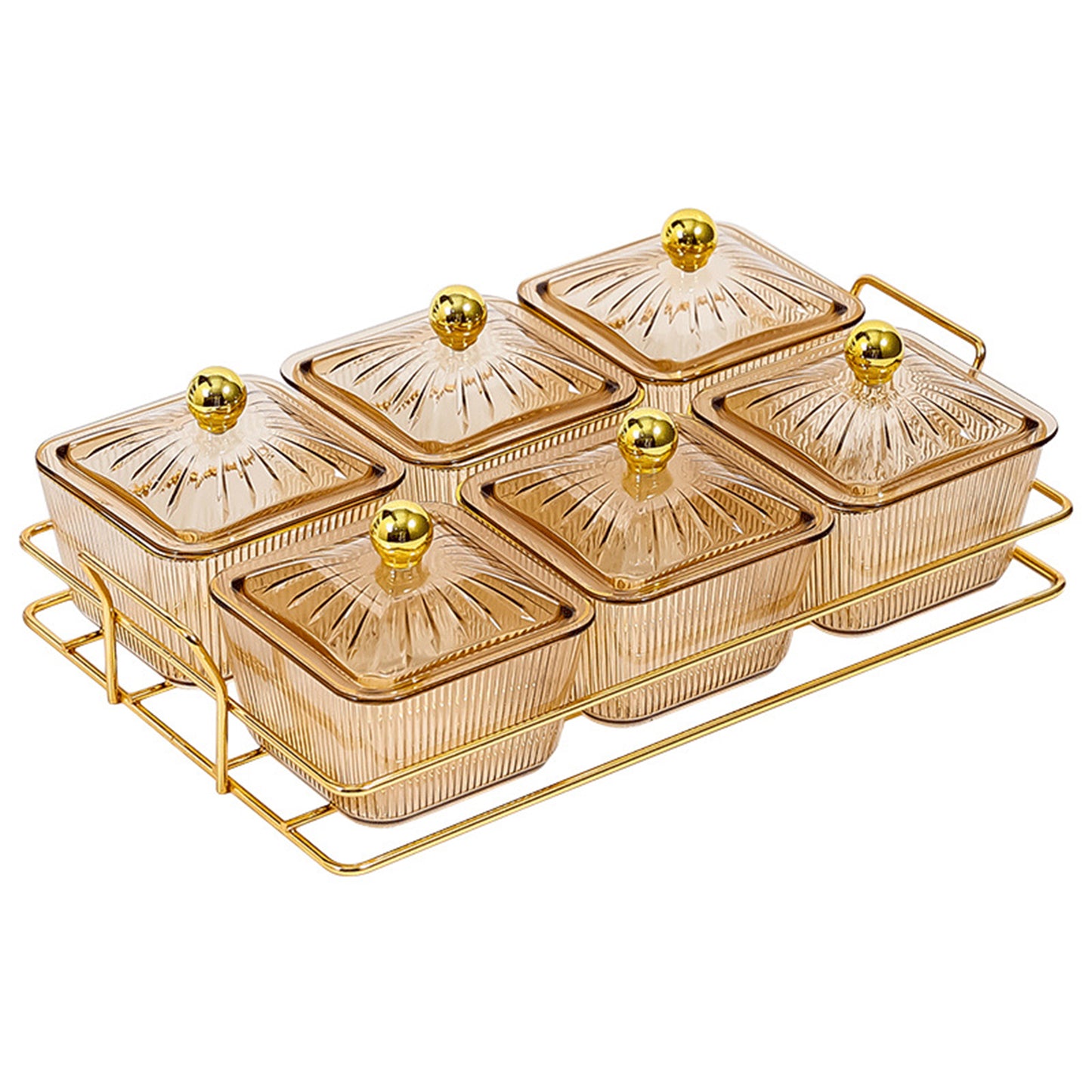 Household Fruit Serving Tray Snack Storage Boxes Large Capacity Stackable Containers for Living Room Bedroom Kitchen Dorms