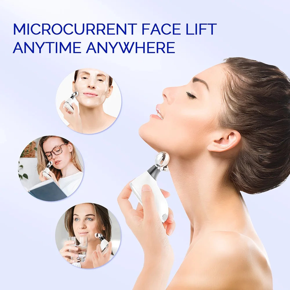 Foreverlily Face Body Roller Massager Facial Lifting Roller Chin Slimmer Double Chin Reducer Face V-line Massage Roller SkinCare