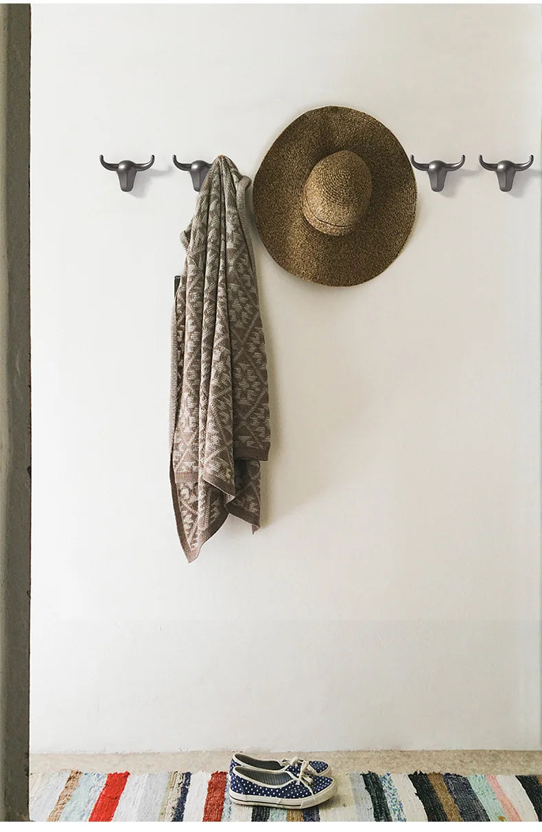 Kitchen Cabinet Storage Cactus Wall Hook Adhesive Practical Pot Plant Wall Hanger Home Decor Organizer Key Rack Bathroom Hook