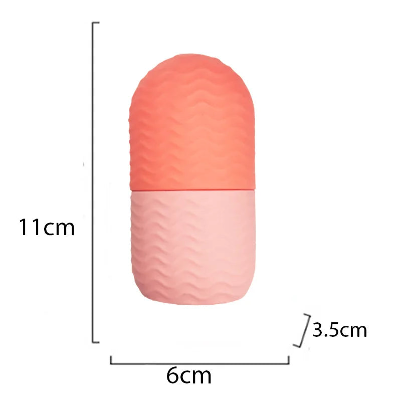 Skin Care Beauty Silicone Ice Facial Roller Lifting Contouring Tools Ice Cube Trays Ice Globe Balls Face Massager Skin Care Tool