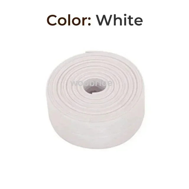 Multifunction Kitchen Self Adhesive Sealing Tape Bathroom Shower Bath Caulk Strip Waterproof Wall Sticker Sink Mold Proof Edge T