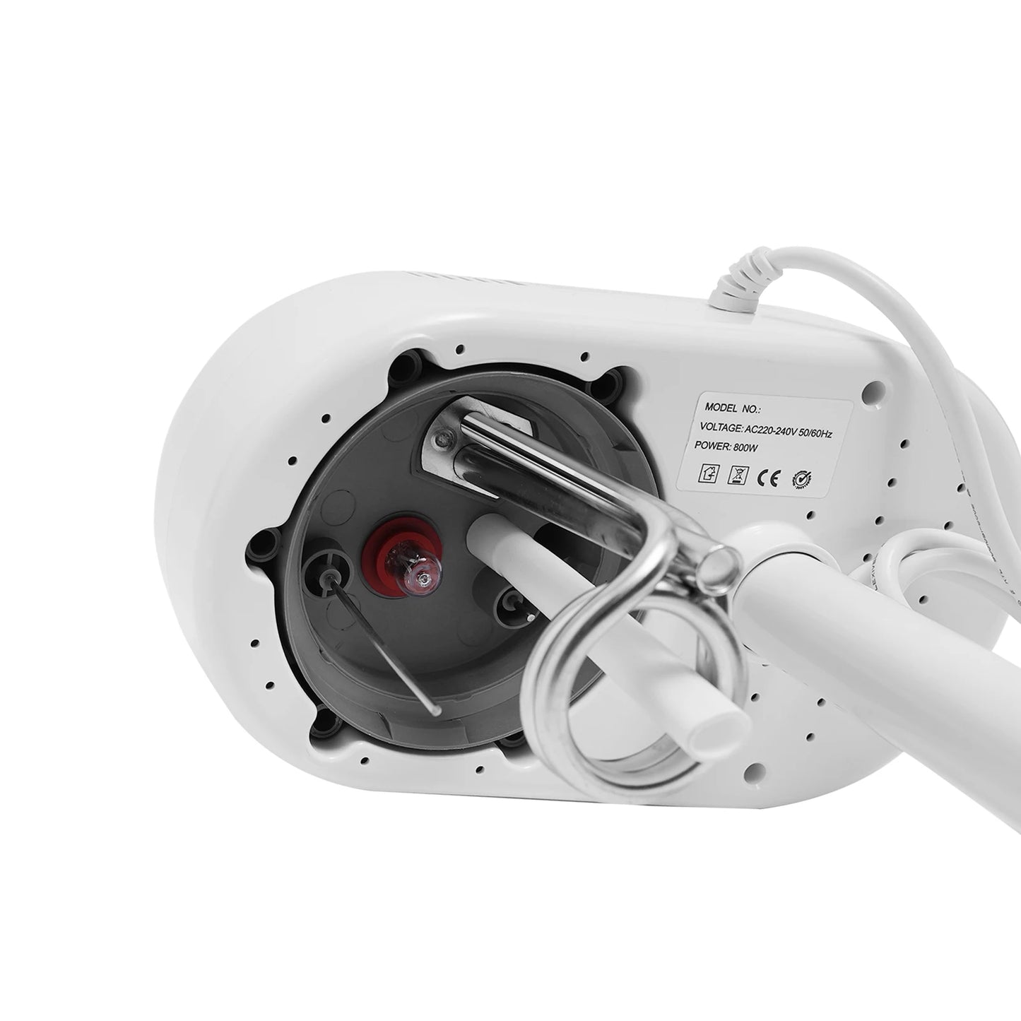 750ml Ozone Facial Steamer Height Adjustable Sprayer 360° Rotatable Movable Skin Care Equipment for Salon Beauty Spa White/Black