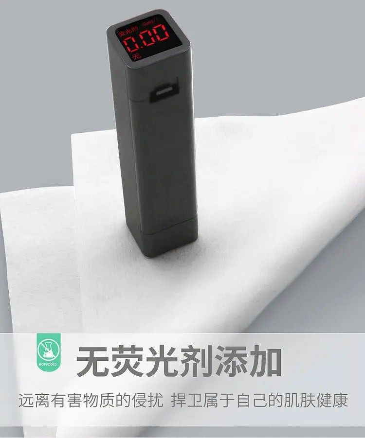 Natural Disposable Face Towel Travel Facial Cleansing Wet And Dry Makeup Remover Pearl Cotton Soft Makeup Nonwoven Towel