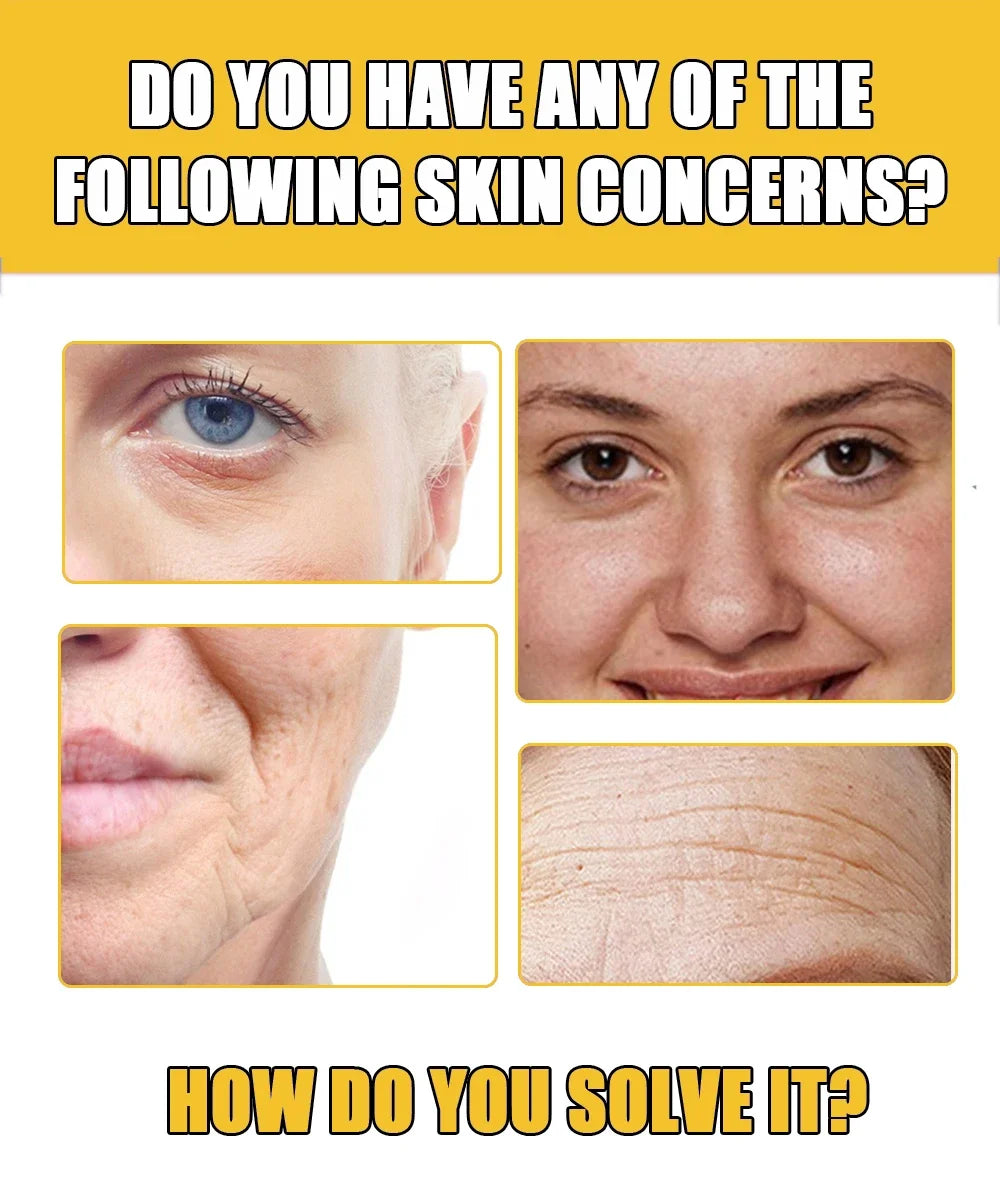 Remove Wrinkles Facial Serum Firm Skin Delay Aging Improve Dullness Brighten Moisturize Anti-Wrinkle Facial Essence