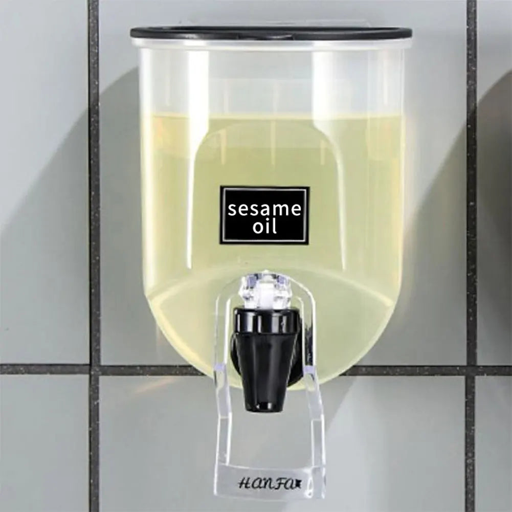 5-1pcs 550ml Mouthwash Dispenser for Bathroom Reusable Wall Mounted Liquid Toothpaste Breath Freshener Container for Kitchen Kid