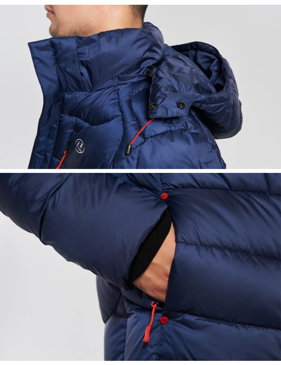 TALIFECK Men Winter Jacket Cotton Padded Jacket Parka Homme Quilted Coats High Quality Brand Winter Warm Coat Men Russian Size