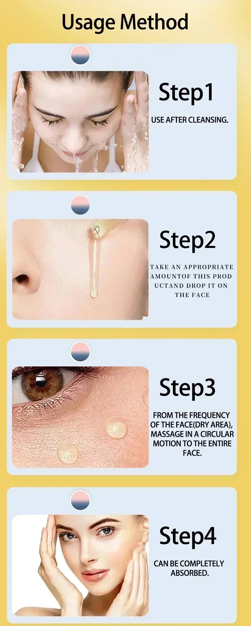 Remove Wrinkles Facial Serum Firm Skin Delay Aging Improve Dullness Brighten Moisturize Anti-Wrinkle Facial Essence