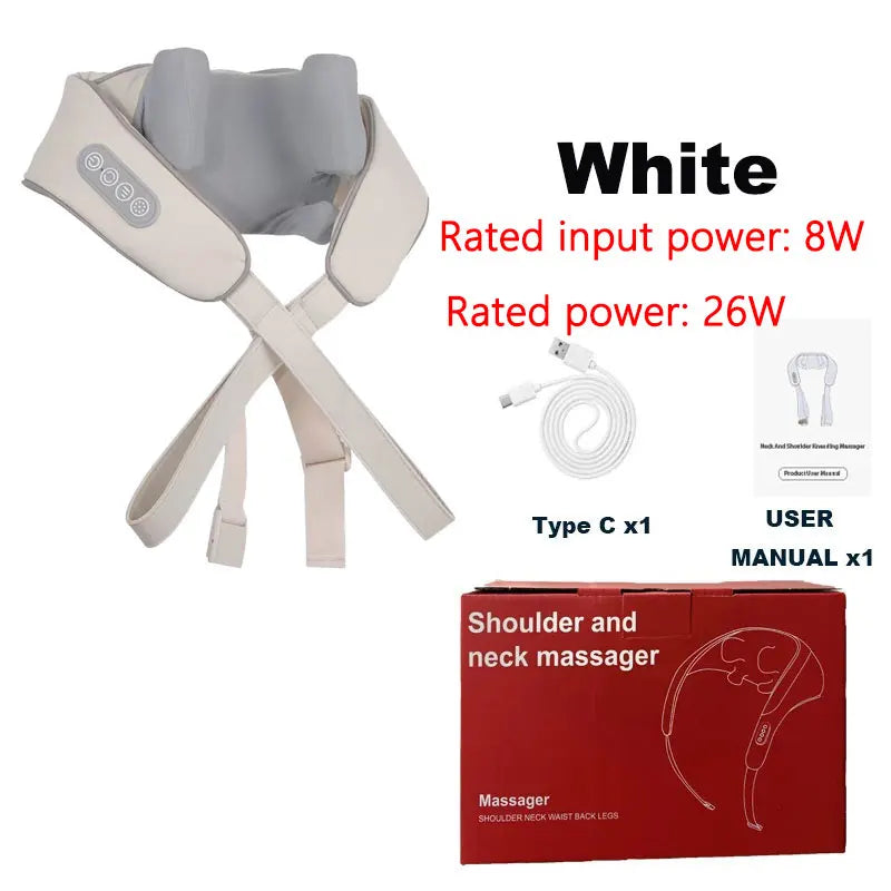 Neck Massager Back Shoulder Massager for Muscle Relax Multifunctional Neck And Shoulder Relaxing Massage Shawl  Massaging body