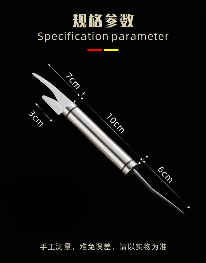 Double-headed Shrimp Line Knife Kitchen Accesories Cleaning Tools Stainless Steel Multifunctional Fish Maw Cutter Utensils Bar