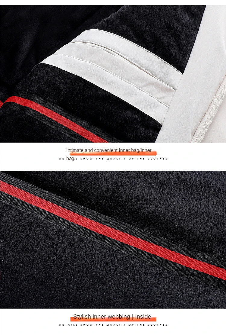 2024 Men's Winter Jacket Hooded Fleece Warm Parka Men Black Plush Coat Male Big Large Size Outerwear 9XL Windbreak Autumn Anorak