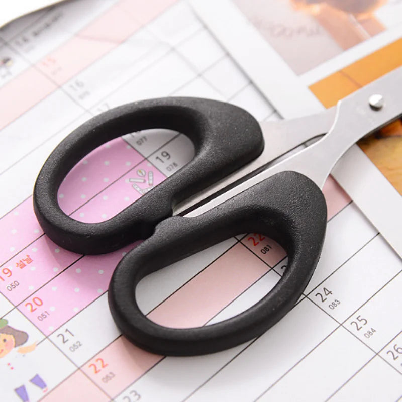 Student Diy Paper Cuttings Knife Household Kitchen Stainless Steel Scissors Children's Handmade Small Scissors Office Scissors