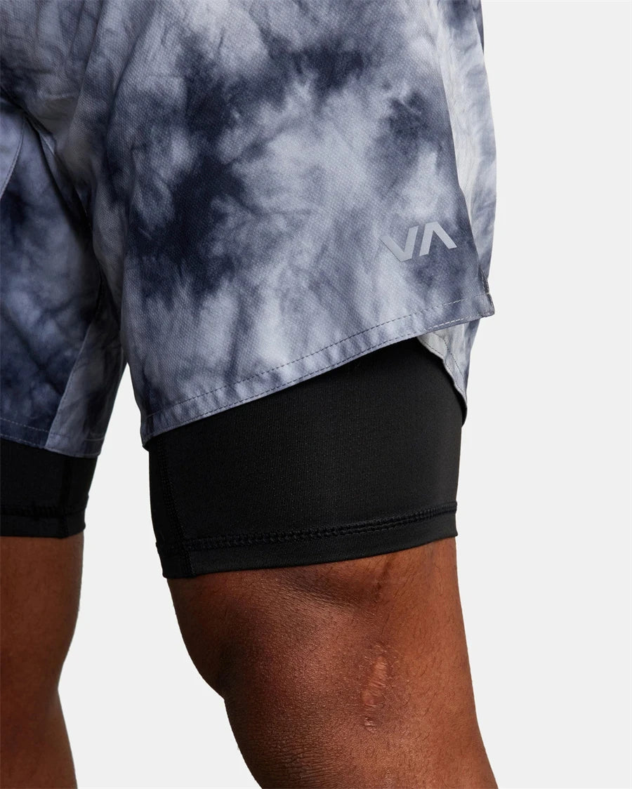 Fitness Shorts Men's Training Sports Jogging Fitness Woven Quick Dry New 2-in-1 Double-layer Sports Fitness Running Shorts