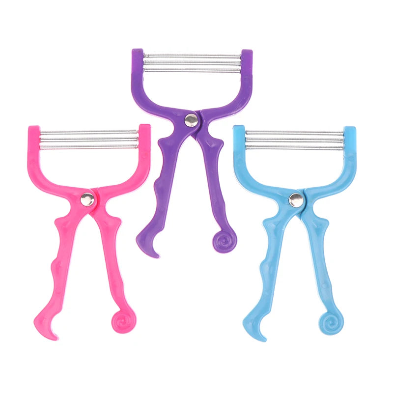 Women Epilator Mini Facial Hair Remover Safe Handheld Spring Threading Face Defeatherer for Cheek Eyebrow DIY Makeup Beauty Tool