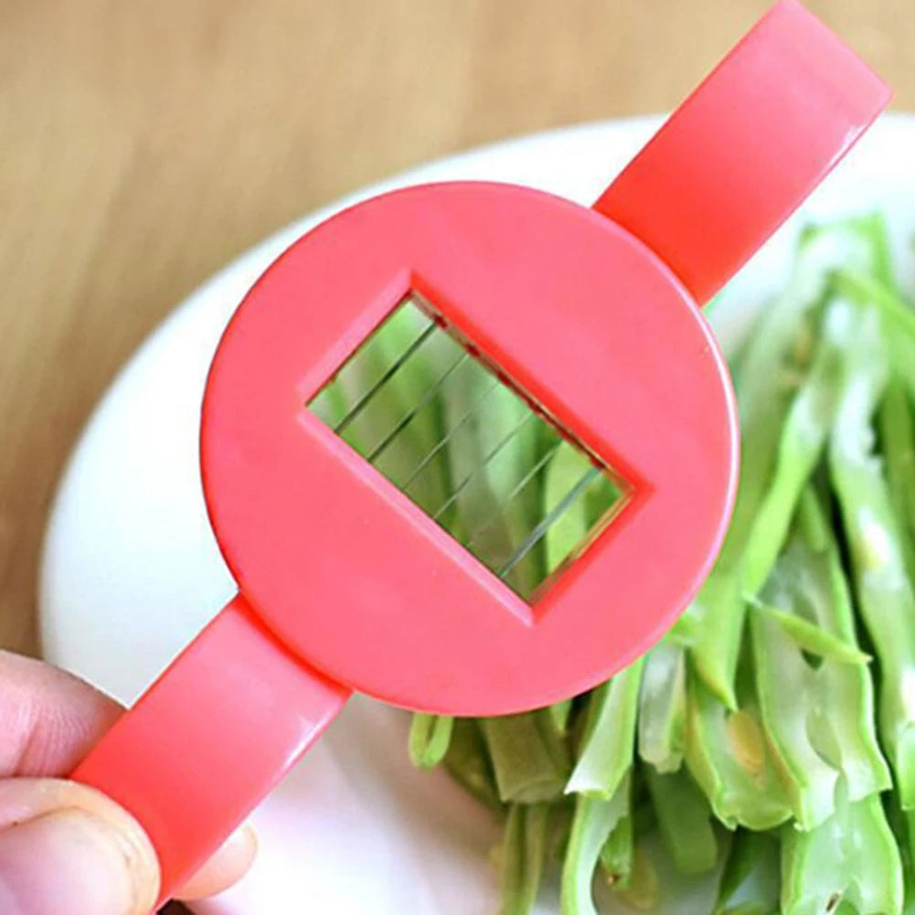 Bean slicer Green Bean Slicer Cutter Cut Fruit Vegetable Stringer Peeler Remover For Easy Kitchen Gadgets Kitchen Accessories