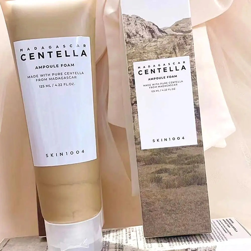 Centella Asiatica Deep Cleansing Foam,Facial Cleanser, Oil Control Soothing Lotion,Remove Pore,Mild Exfoliating Skincare Product