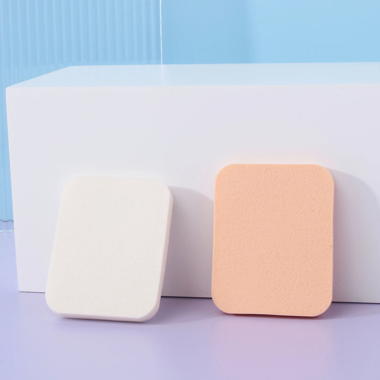 20pcs Cosmetic Puff Makeup Super Soft Puff Wet Dry Dual Use BB CC Cream Contour Facial Makeup Sponge Portable Trave Beauty Tool