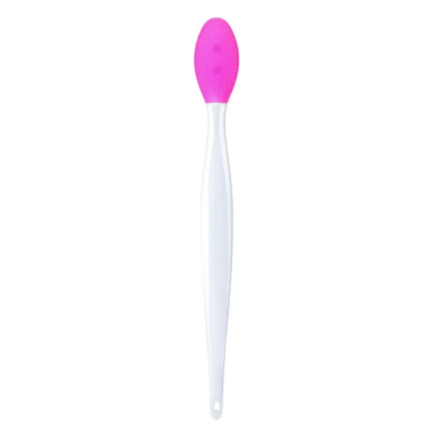 2pc Skin Care Lip Exfoliating Facial Cleansing Face Scrub Nose Clean Brush Blackhead Remove Silicone Double-Sided Skin Care Tool