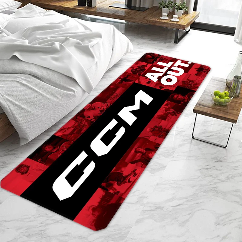 CCM Hockey Door Mat Entrance Doormat Non-slip Washable Kitchen Carpet Living Room Hallway Rugs Door Mats Bathroom Bath