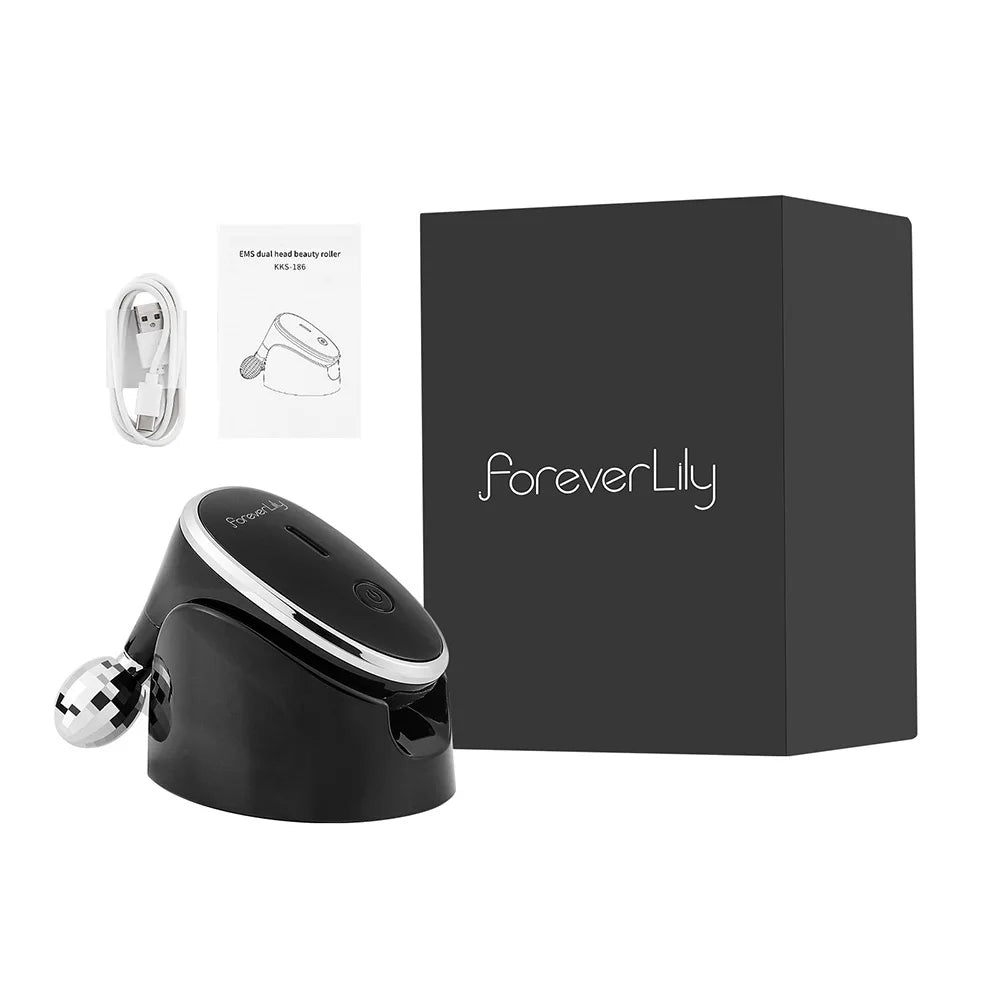Foreverlily Face Body Roller Massager Facial Lifting Roller Chin Slimmer Double Chin Reducer Face V-line Massage Roller SkinCare