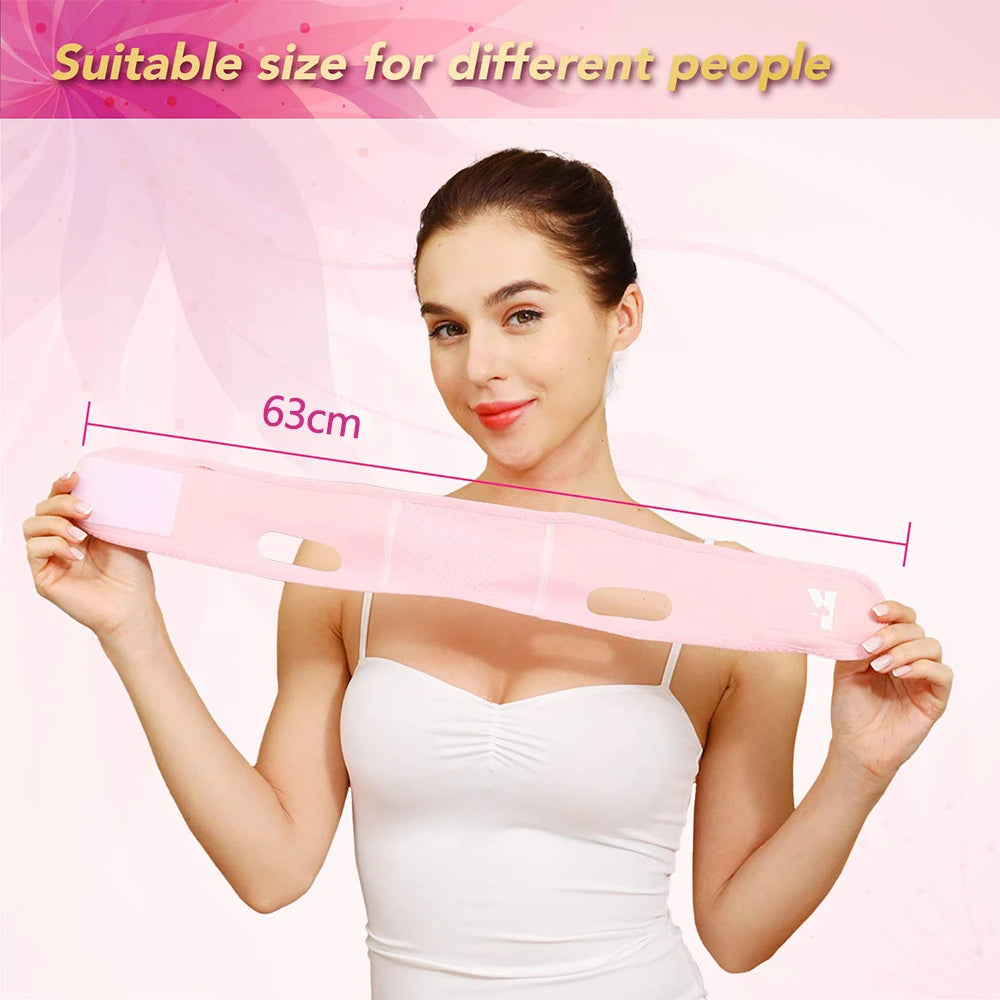 Double Chin Remover Facial Lifting Slimming Bandage V Line Shaped Cheek Face Lift Up Belt Strap Jaw Face Tightening Massagers