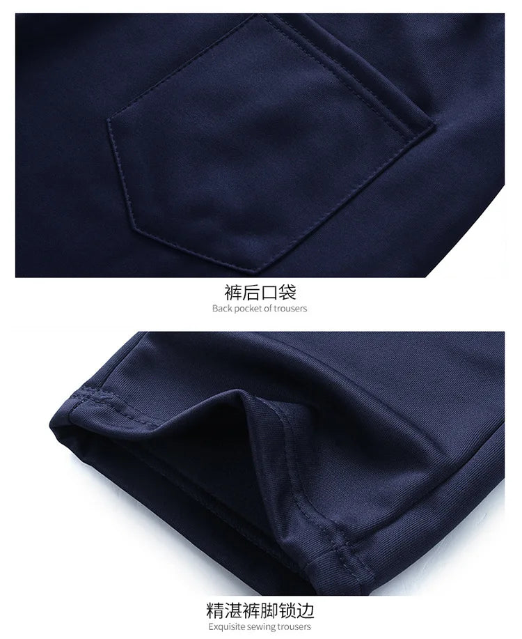 2025 Men's Thicken Warm Tracksuit Set Cardigan Fleece Hood Jacket+Pants Sweatshirts Male 2 Piece Sets Hoodies Suit Coat Big Size