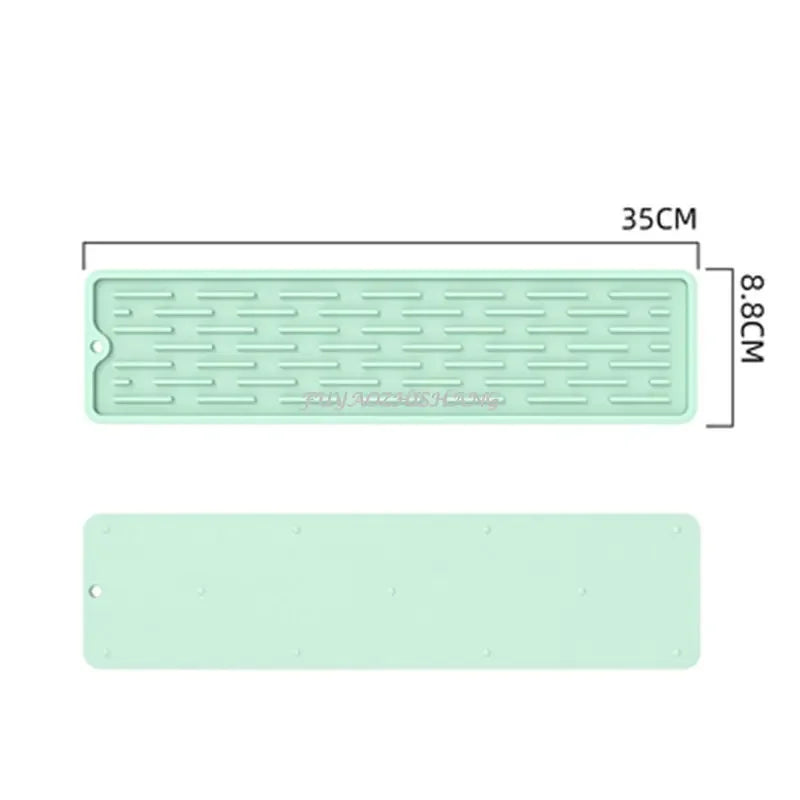 Kitchen Silicone Faucet Mat Drip Protection Pads Faucet Water Catcher Mat Sink Drain Pad Waterproof Non-slip Bathroom Gadget