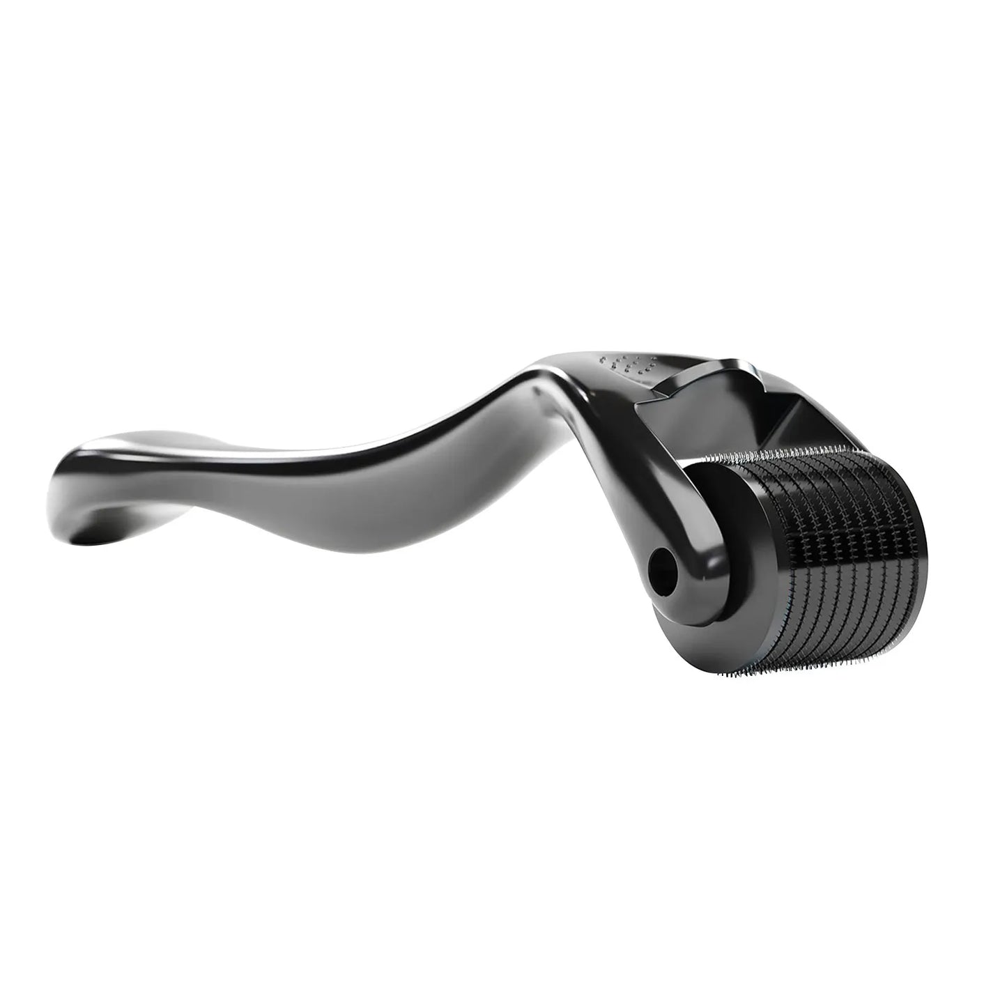 Micro Black Handle And Black Wheel Derma Roller For Facial Body Hair Growth 540 Needles Face Roll Tool Skin Beard 0.2 0.25 0.3mm
