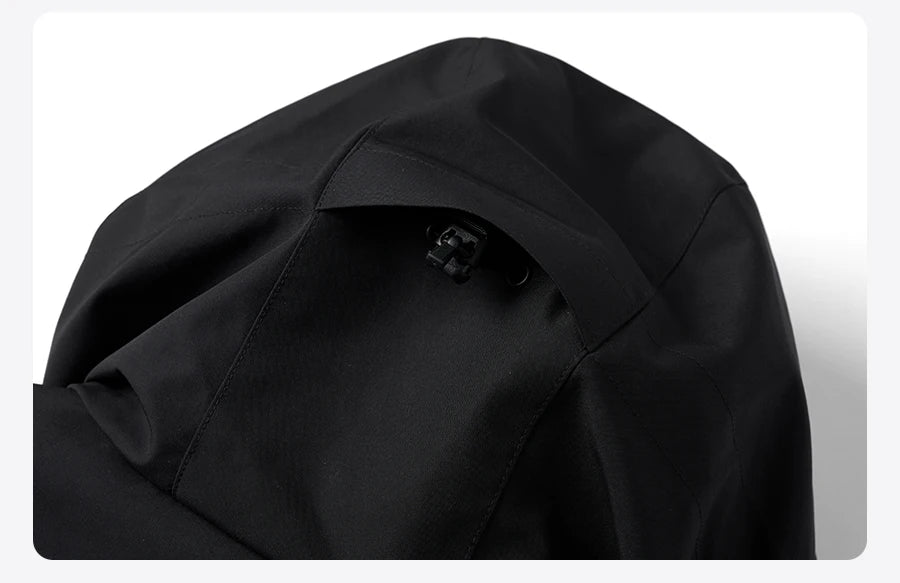 SIMWOOD 2024 Winter New Regular Fit Water-Resistant, Windproof Shell Men’s Winter Jacket with Hood Outdoor Coats