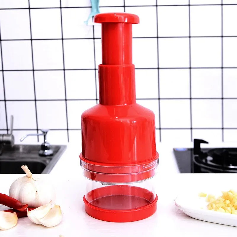 Stainless Steel Onion Chopper Hand Pressure Food Chopper Cutter Slicer Peeler Manual Vegetable Garlic Kitchen Shredder Tool