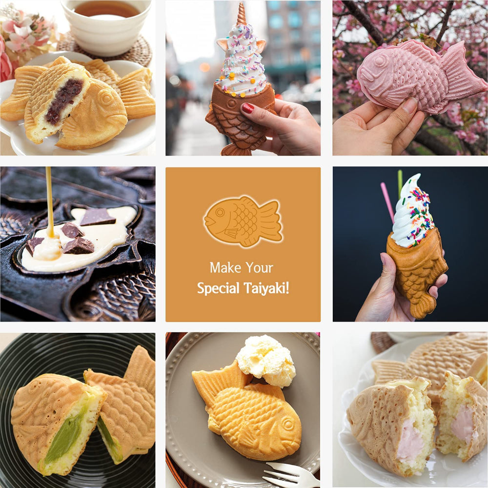 waffle maker Taiyaki Bread Sandwich Cake pastry Baking Board Mold Making Ice Cream Dessert Baking Tools Kitchen Accessories