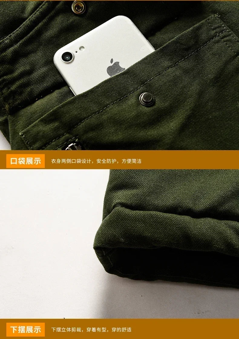 Camouflage Jacket Winter Hooded Velvet Thick Windproof Coat Men Warm Male's Medium-long Parkas New Mens Camo Parka Coat