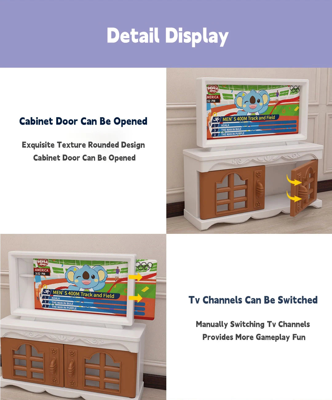 Dollhouse Miniature Furniture Accessories 1/12 Supermarket Micro Model Bedroom Forest Family For Kitchen Toys Doll Girl Gift