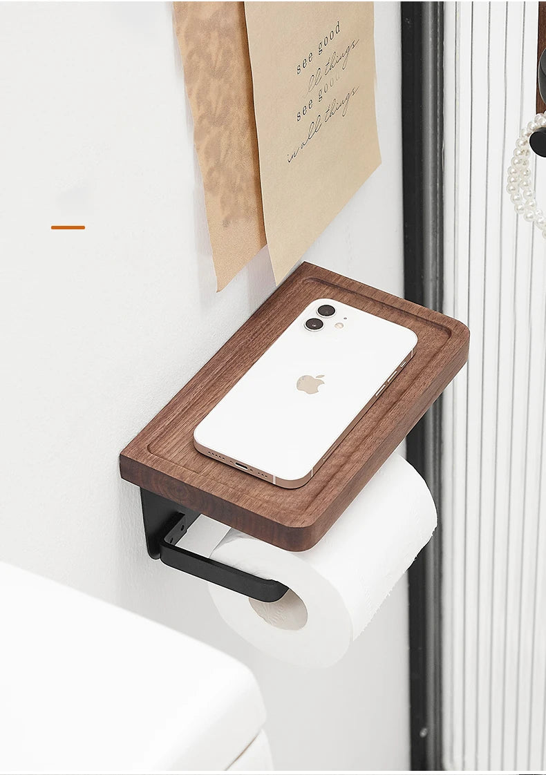 Toilet Tissue Roll Holders Wall Mount with Self  Screw for Small Items,Tissue Holder for Bathroom Kitchen Bedroom