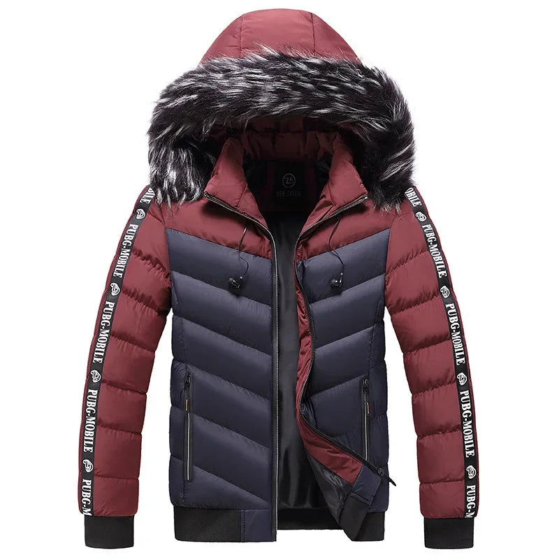 Fashion Men's Casual Windbreaker Hooded Jacket Man Soft Shell Winter Coat Clothing Warm Ultra Light Jackets
