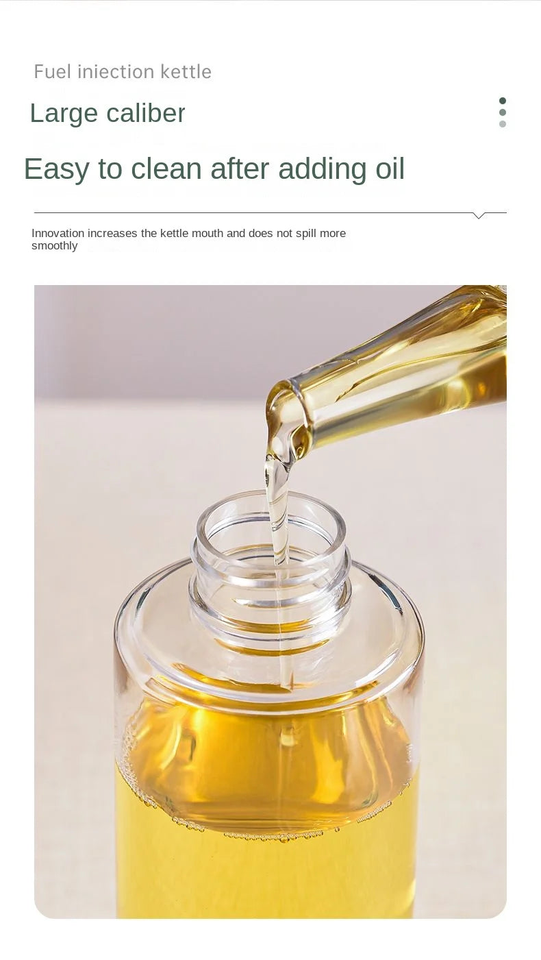 Kitchen Oil Bottle Cooking Oil Spray Olive Oil Bottle Fitness Barbecue Spray Oil Dispenser