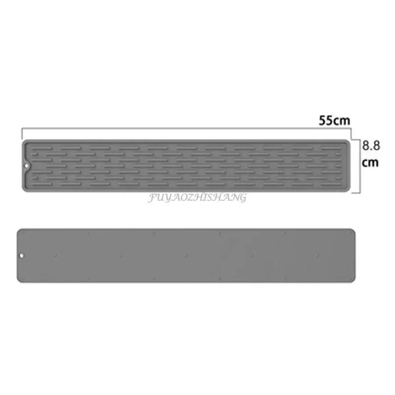 Kitchen Silicone Faucet Mat Drip Protection Pads Faucet Water Catcher Mat Sink Drain Pad Waterproof Non-slip Bathroom Gadget