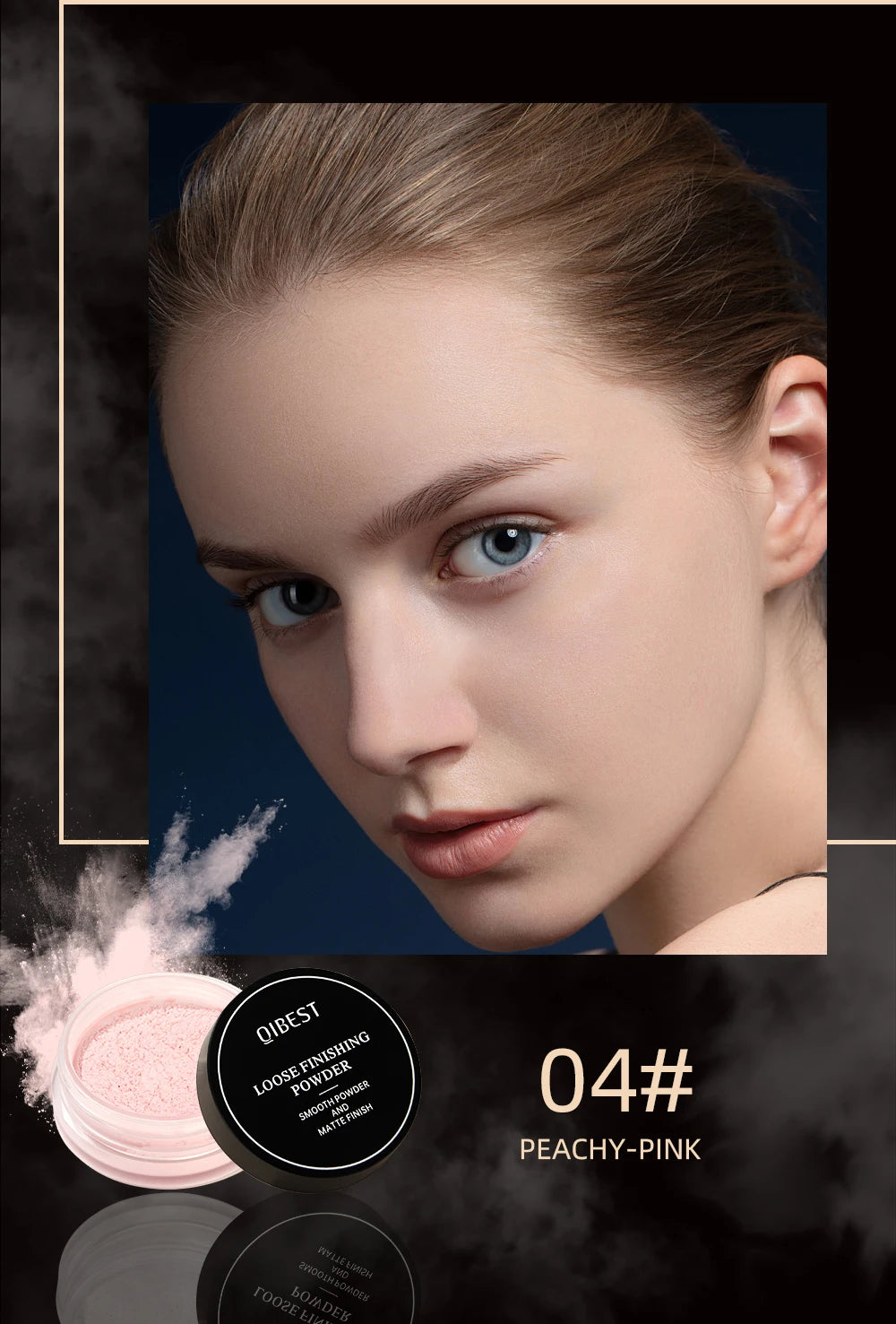 Face Loose Powder Translucent Matte Pink White Setting Powder Oil-Control Cosmetics Long-Lasting Waterproof Facial Makeup Powder