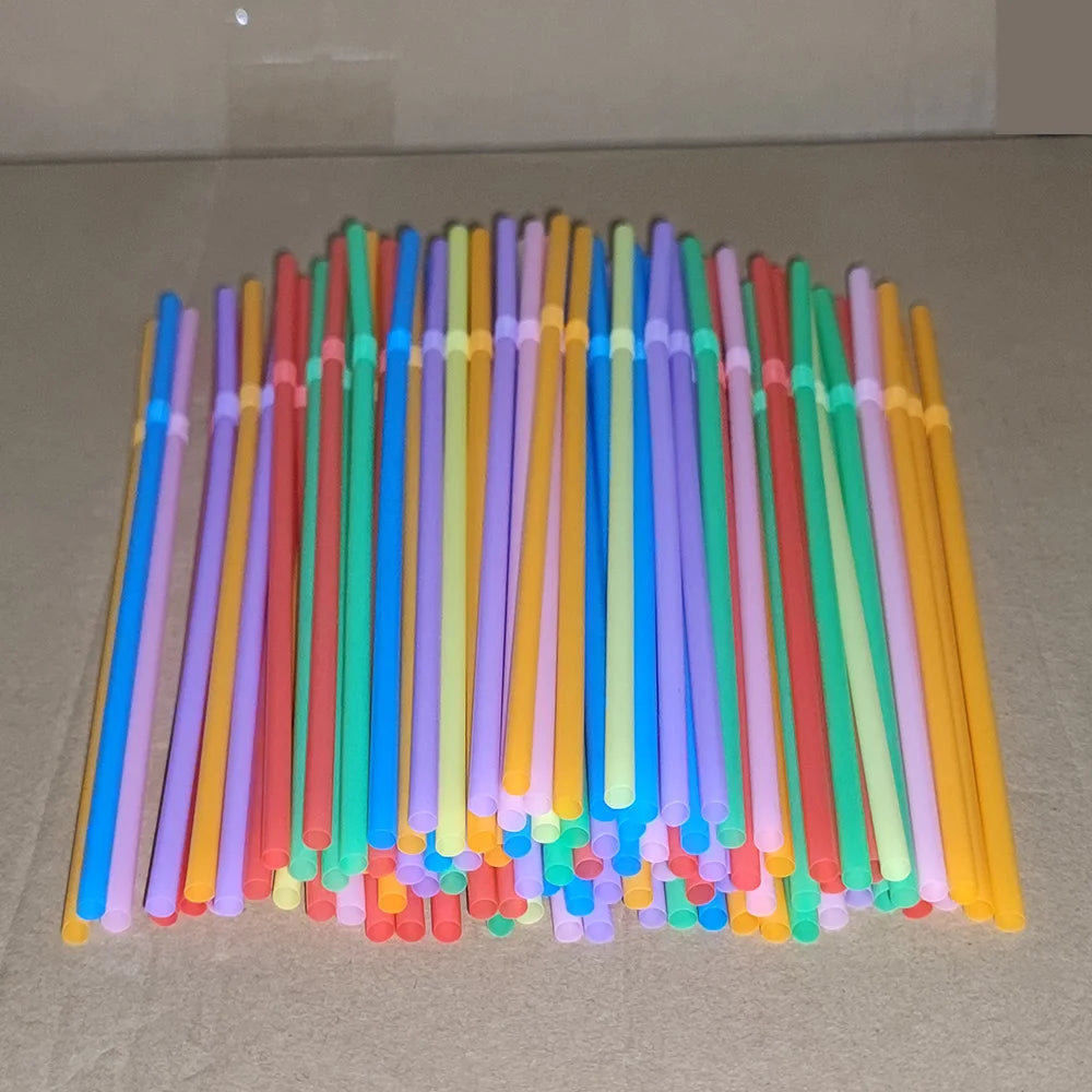 50-3000PCS rietjes Straw Multicolor Drinking Straws Milk Tea Bar Party Home Wedding Kitchen Accessories Beverage Straw Wholesale