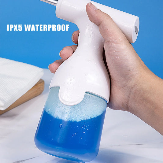 Electric Automatic Foam Soap Dispensers Rechargeable 350ML Soap Foaming Gun Foam Machine for Shampoo Shower Gel Facial Cleanser