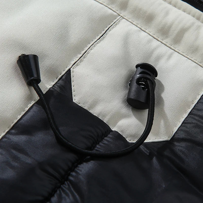 New Men Parkas Coat Windbreaker Big Pockets Wholesale Winter Parkas Men Thicken Coat Fur Hooded Jacket Overcoat Keep Warm Male