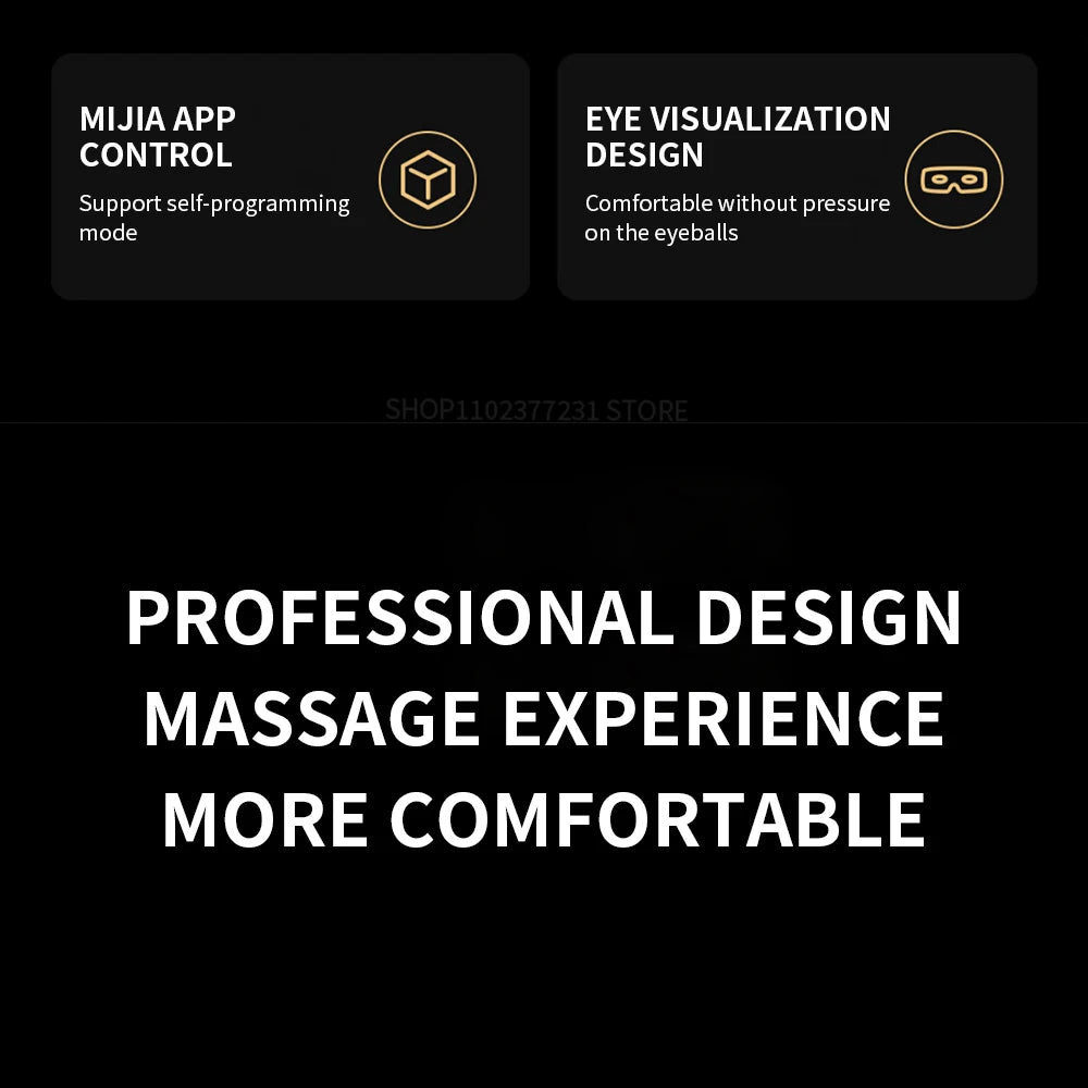 New Xiaomi Mijia Smart Eye Massager Hot Compress Zone Massage Relieve Fatigue Eye Care Instrument Work With Mi Home App