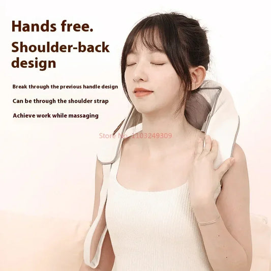 Shoulder Neck Massager Korea 26W Bldc Massager Shoulder Neck Multifunctional Kneading Hot Compress Relieve fatigue Massage Shawl