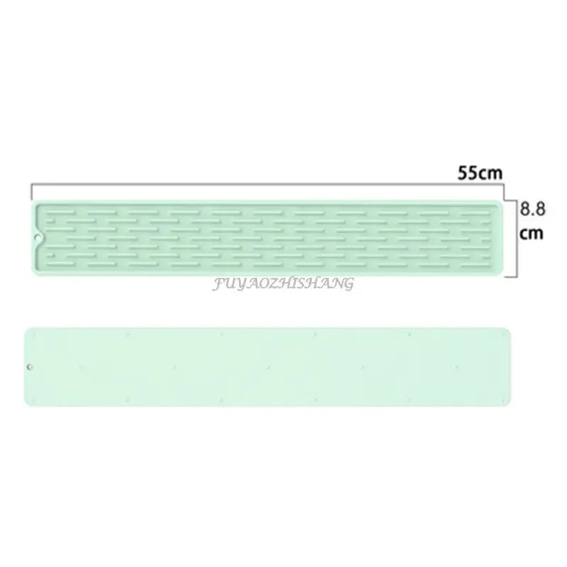 Kitchen Silicone Faucet Mat Drip Protection Pads Faucet Water Catcher Mat Sink Drain Pad Waterproof Non-slip Bathroom Gadget
