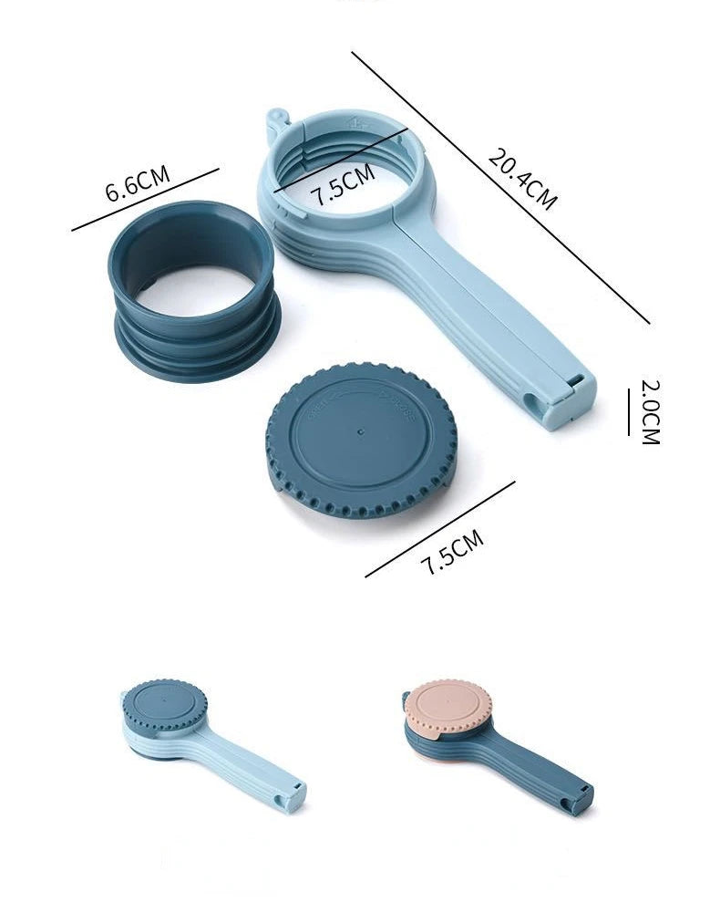 1PC Reuseable Bag Clip Snack Fresh Food Storage Sealing Kitchen Mini Sealer Food Clip with Cap Type Spray Nozzle Moistureproof