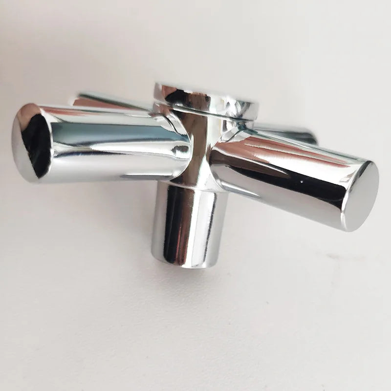 1Pc Cross Faucet Handle Switch Dish Basin Bathroom Sink Taps Cartridge Replacement Parts Hand Shank Kitchen Fixture Accessories