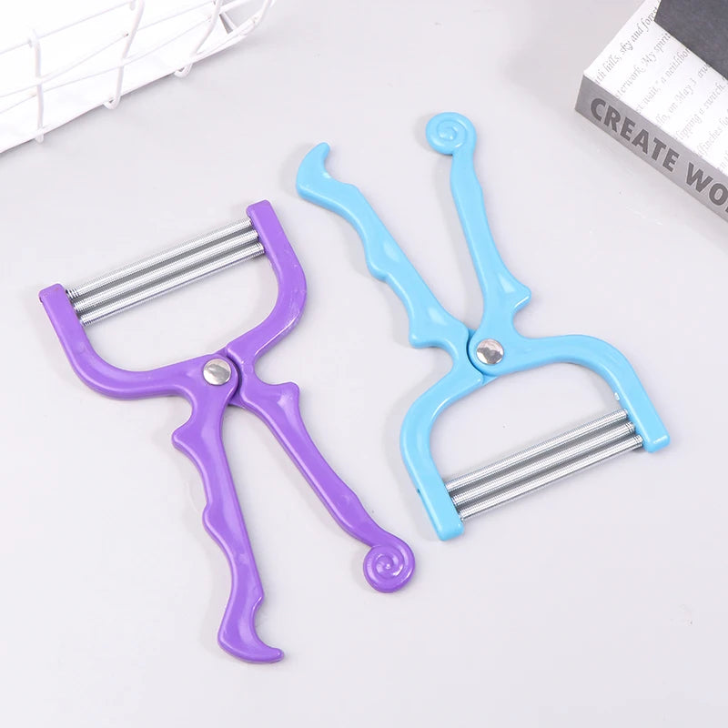 Women Epilator Mini Facial Hair Remover Safe Handheld Spring Threading Face Defeatherer for Cheek Eyebrow DIY Makeup Beauty Tool