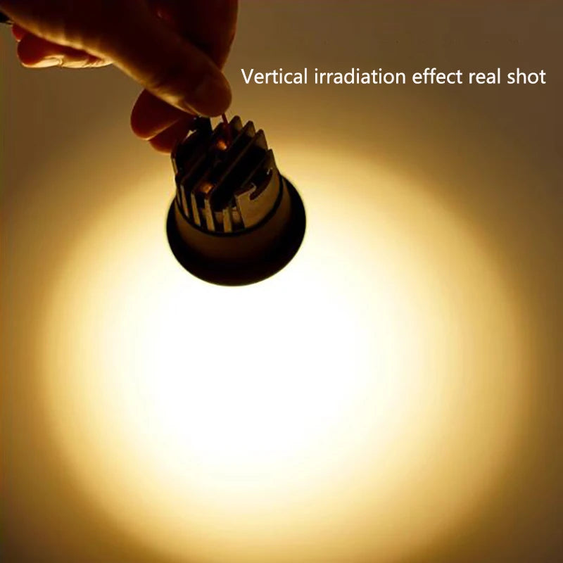 Anti-Corrosion Dimmable LED Downlight 3W 5W Anti-Glare Led Ceiling Lamp LED Spot Lighting Bedroom Kitchen COB Recessed Downlight