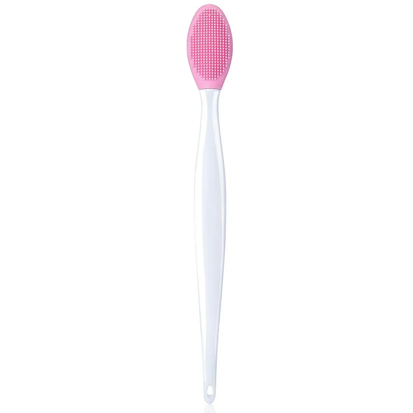 2pc Skin Care Lip Exfoliating Facial Cleansing Face Scrub Nose Clean Brush Blackhead Remove Silicone Double-Sided Skin Care Tool