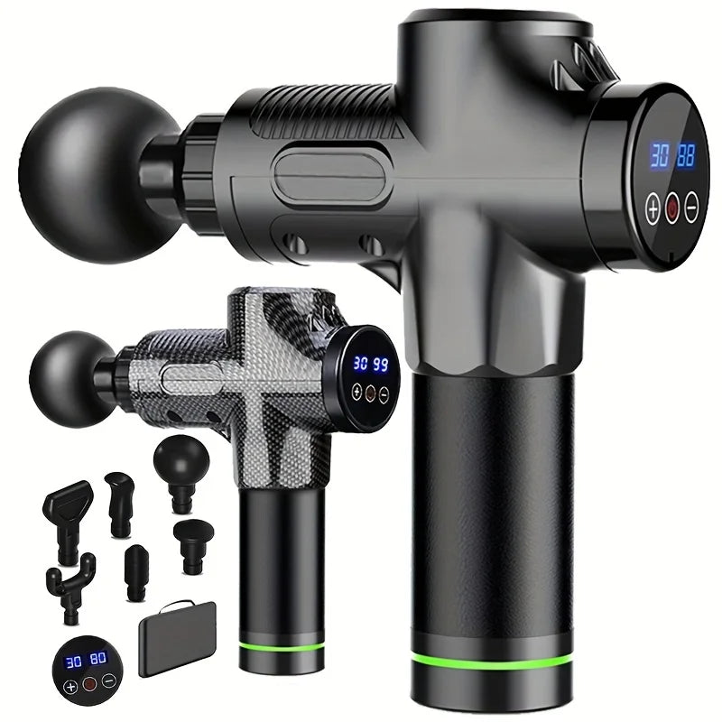 Massage Gun Fascia Deep Muscle Relax Body Neck Massager 99 Level Electric Fitness Equipment Noise Reduction Male Female